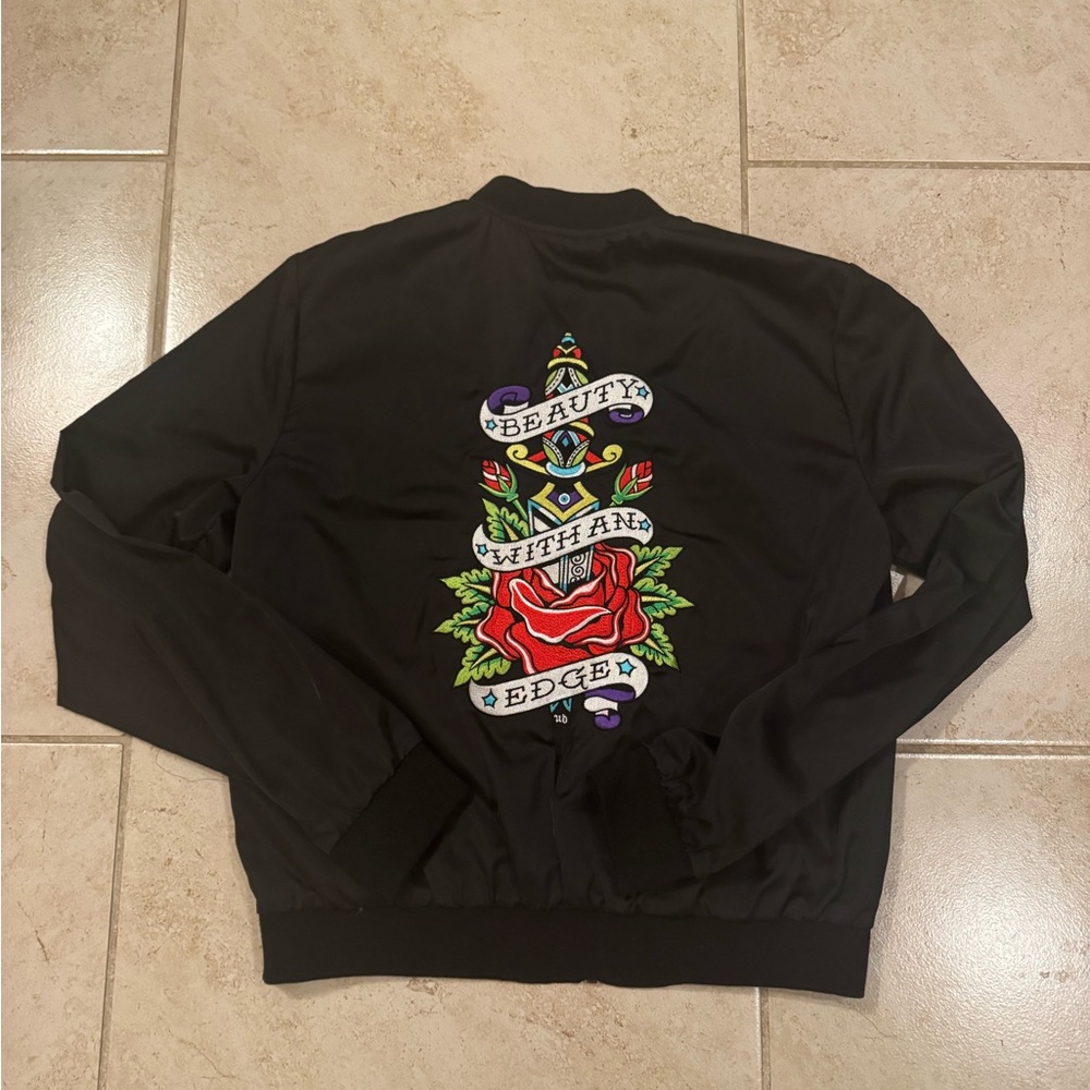 Urban Decay "Beauty With An Edge" bomber jacket
